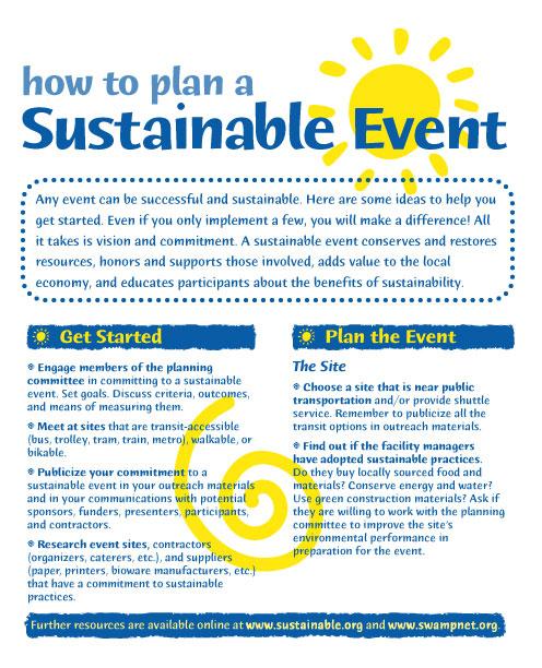 How to Plan a Sustainable Event